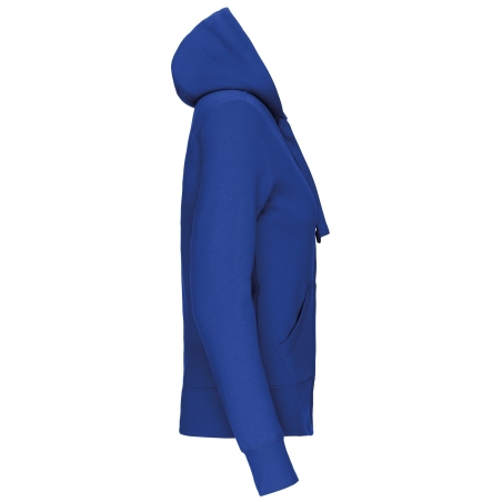 Sweat-shirt zippé capuche femme Bleu Kariban – 300 g/m² – vue 3