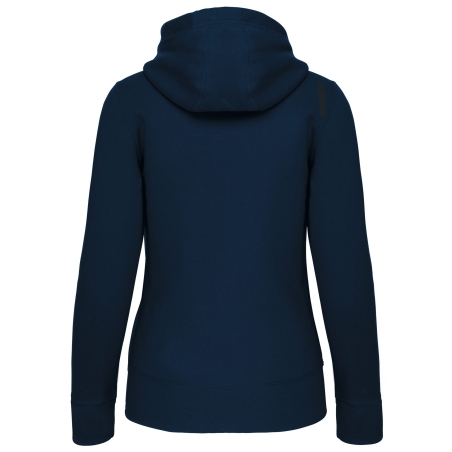 Sweat-shirt zippé capuche femme Marine Kariban 300 g/m² – vue 2