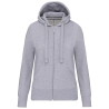 Sweat-shirt zippé capuche femme Gris Oxford Grey Kariban