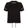 T-shirt femme oversized Noir – Tombo