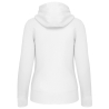 Sweat zippé capuche femme Blanc Kariban 300 g/m² – vue 2