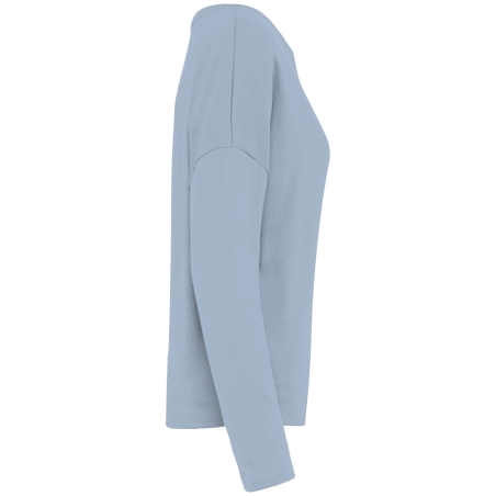 Sweat-shirt femme Loose Turquoise 270 g/m² Kariban – vue 3