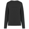 Sweat-shirt Femme Loose French Terry Noir – Kariban – vue 2