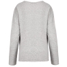 Sweat-shirt Femme Loose Gris chiné Kariban – French Terry – vue 2