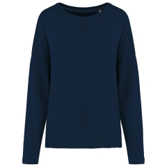 Sweat-shirt femme Loose Marine 270 g/m² – Kariban