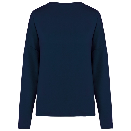 Sweat-shirt femme Loose Marine 270 g/m² – Kariban – vue 2