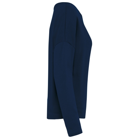 Sweat-shirt femme Loose Marine 270 g/m² – Kariban – vue 3