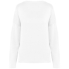 Sweat-shirt femme Loose Blanc Off White Kariban 270 g/m² – vue 2