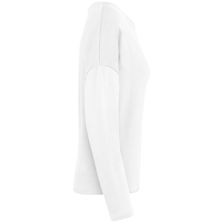 Sweat-shirt femme Loose Blanc Off White Kariban 270 g/m² – vue 3