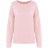 Sweat-shirt femme Loose Rose pâle Kariban – 270 g/m²