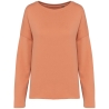Sweat-shirt femme Loose French Terry Orange Kariban