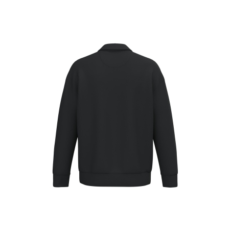 Sweat-shirt quart zip écoresponsable Native Spirit Noir – vue 2