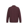 Sweat quart zip col polo écoresponsable bordeaux Native Spirit – vue 2