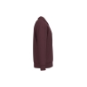Sweat quart zip col polo écoresponsable bordeaux Native Spirit – vue 3