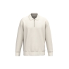 Sweat polo quart zip écoresponsable Blanc Ivory Native Spirit