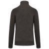 Sweat col zippé 1/4 zip Gris 300 g/m² Kariban – Workwear – vue 2