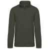 Sweat col 1/4 zip Kariban 300 g/m² – Vert Dark Khaki