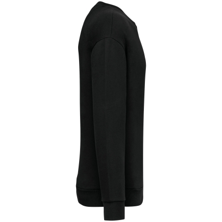 Sweat col rond épaules tombantes 350 g/m² Noir Native Spirit – vue 3