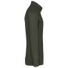 Sweat col 1/4 zip Kariban 300 g/m² – Vert Dark Khaki – vue 3