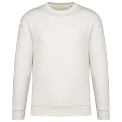 Sweat col rond écoresponsable épaules tombantes Ivory Native Spirit
