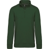 Sweat col quart zip Kariban Forest Green 300 g/m²