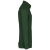 Sweat col quart zip Kariban Forest Green 300 g/m² – vue 3