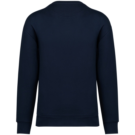 Sweat col rond écoresponsable 350 g/m² Marine – Native Spirit – vue 2