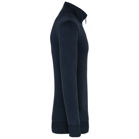 Sweat col 1/4 zip Marine 300 g/m² Kariban – Workwear – vue 3