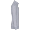 Sweat col 1/4 zip gris Oxford Grey Kariban 300 g/m² – vue 3
