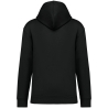 Sweat capuche écoresponsable épaules tombantes Noir – Native Spirit – vue 2