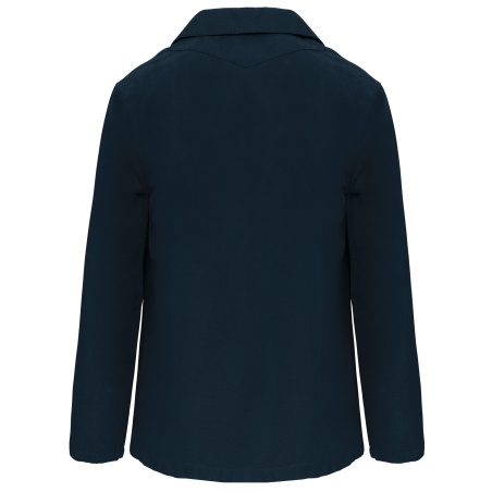 Vareuse Oversize Coton Canvas Marine Kariban – Collection Sailing – vue 2