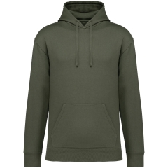 Sweat capuche écoresponsable épaules tombantes Vert Khaki Native Spirit