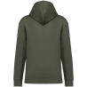 Sweat capuche écoresponsable épaules tombantes Vert Khaki Native Spirit – vue 2