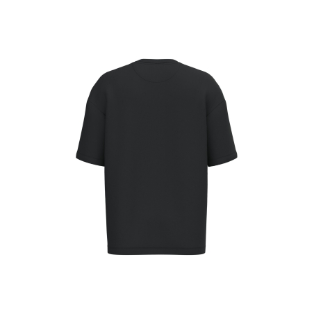 T-shirt oversize French Terry écoresponsable Noir – Native Spirit – vue 2