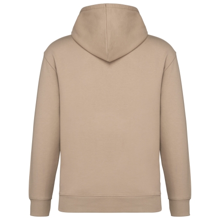Sweat capuche écoresponsable épaules tombantes Beige Native Spirit – vue 2