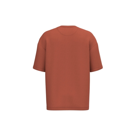 T-shirt oversize French Terry écoresponsable Orange Native Spirit – vue 2