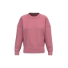 Sweat-shirt écoresponsable oversize col rond Rose Native Spirit