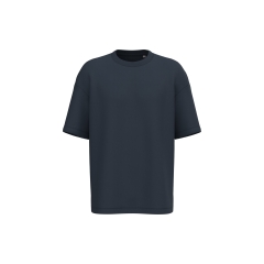 T-shirt oversize French Terry écoresponsable Marine – Native Spirit