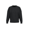 Sweat-shirt oversize écoresponsable col rond femme – Noir – Native Spirit