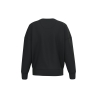 Sweat-shirt oversize écoresponsable col rond femme – Noir – Native Spirit – vue 2