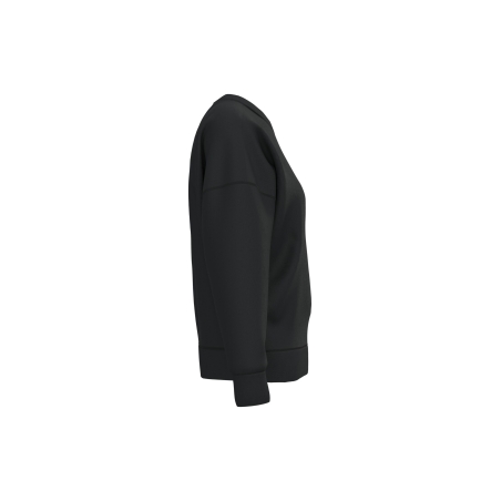 Sweat-shirt oversize écoresponsable col rond femme – Noir – Native Spirit – vue 3