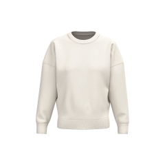 Sweat oversize écoresponsable col rond femme Ivory – Native Spirit