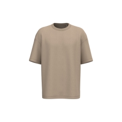 T-shirt oversize French Terry écoresponsable Beige Native Spirit