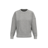 Sweat oversize écoresponsable col rond femme Gris – Native Spirit
