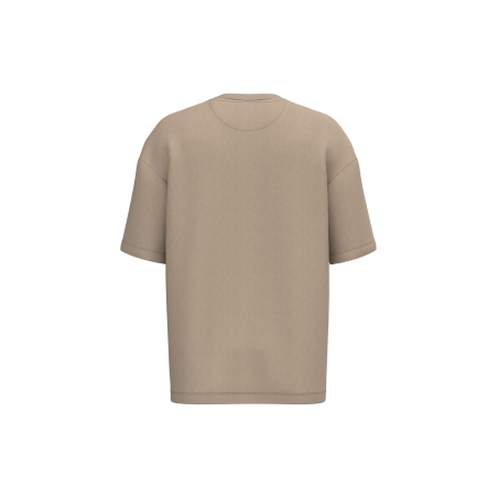 T-shirt oversize French Terry écoresponsable Beige Native Spirit – vue 2