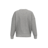 Sweat oversize écoresponsable col rond femme Gris – Native Spirit – vue 2