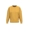 Sweat-shirt oversize écoresponsable col rond femme Jaune – Native Spirit