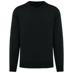 Sweat-shirt oversize col rond écoresponsable Noir – Native Spirit
