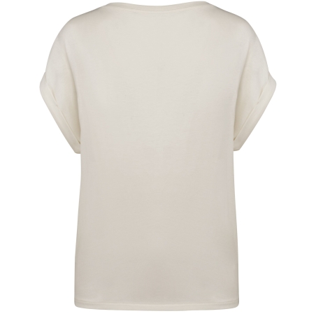 T-shirt écoresponsable manches à revers femme Ivoire Native Spirit – vue 2