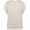 T-shirt écoresponsable manches à revers femme Ivoire Native Spirit – vue 2